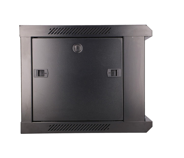 Extralink Szafka wisząca rack 6U 600x450 czarna szklane drzwi EX.7225 - 484915 - zdjęcie 3